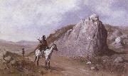 Frederic Remington The Rock of the Signature Spain oil painting artist